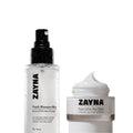 ZAYNA Hydration Duo featuring Fresh Blossom Face Mist and Desert Glow Day Cream for radiant, hydrated skin.